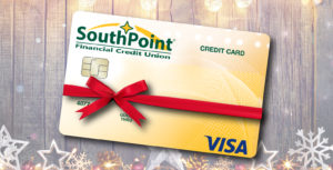 SouthPoint Credit Card warpped in bow