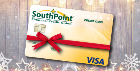 SouthPoint Credit Card warpped in bow