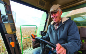 Farmer in Tractor
