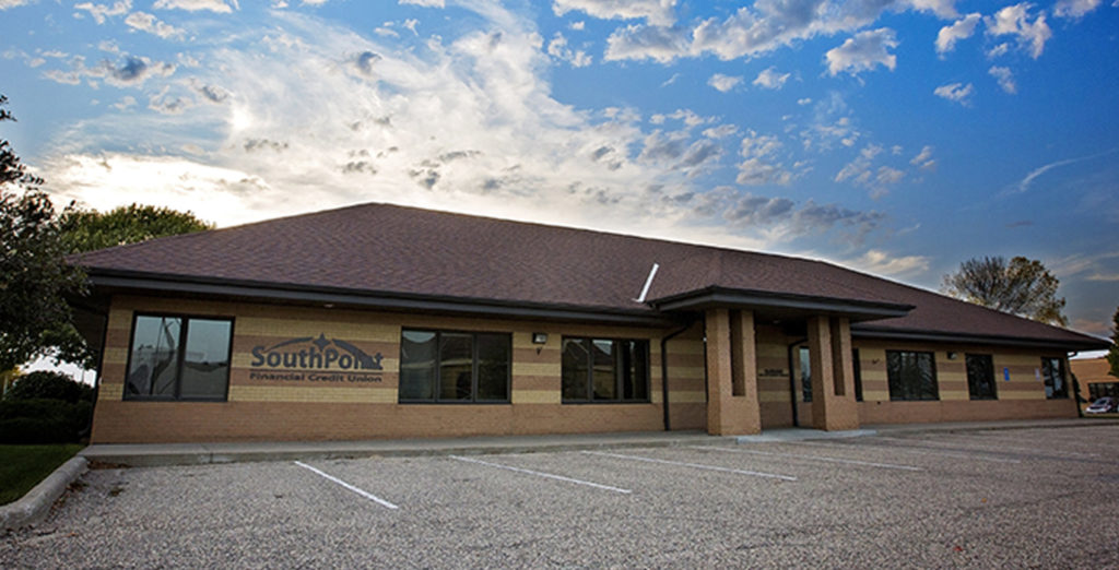 North Mankato branch with sunset behind