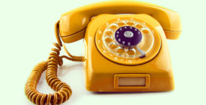Upgrade your phone yellow dial phone