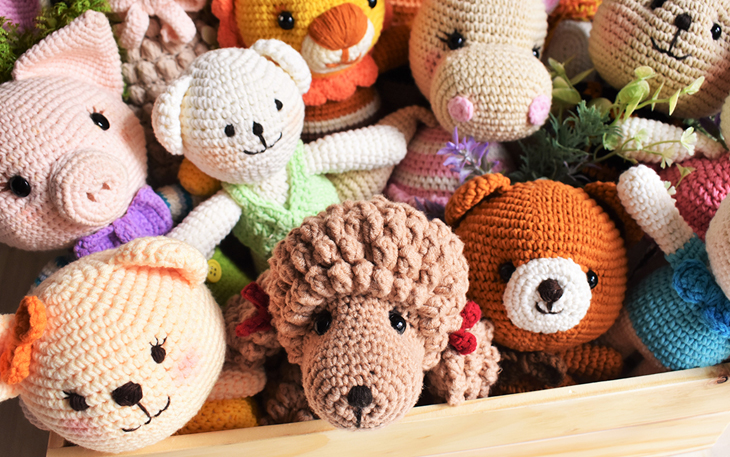 A Box of Stuff Animals