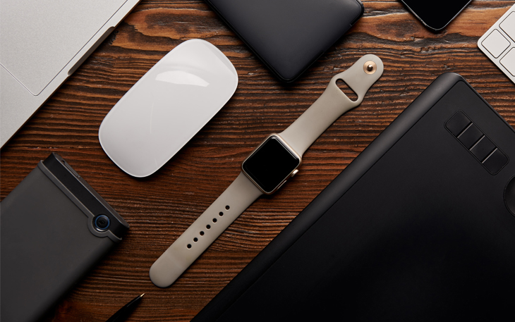 Apple Watch on desk