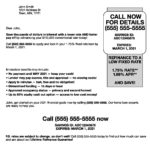 Letter fraud example